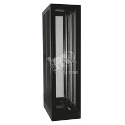 Шкаф серверный, серия SZBSE, 47U 2326(2186)x600x1000мм (ВхШхГ),со стальной дверью с повышен.уровнем перфорации (перфор. 80, 3 пары 19' профилей, цоколь с ZPAS WZ-SZBSE-002-5711-13-7111-1-161