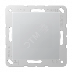 Крышка для произвольных отверстий (с несущей платой) Серия A500 Материал- термопласт Цвет- алюминий Крышка для произвольных отверстий (с несущей платой) Серия A500 Материал- термопласт Цвет- алюминий