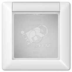 Коробка 1 пост накладная белая