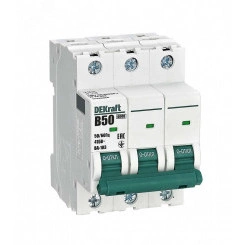 Выключатель автоматический 3Р 50А х-ка B ВА-103 6кА