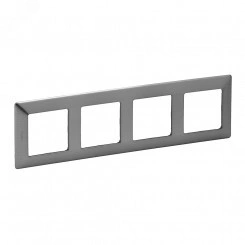 Valena LIFE Рамка 4 поста сталь универсальная Valena LIFE Рамка 4 поста сталь универсальная