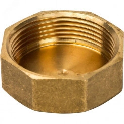 Заглушка ВР 1'1/2 никелированная