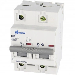 Выключатель автоматический двухполюсный 50А С ВА47-100Про 10kA