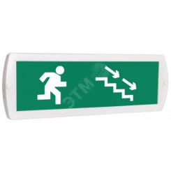 Оповещатель охранно-пожарный световой Т 220 Человек лестница вправо стрелка вправо вниз (зеленый фон) Оповещатель охранно-пожарный световой Т 220 Человек лестница вправо стрелка вправо вниз (зеленый фон)
