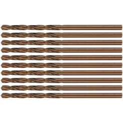 Сверла по металлу HSS с добавкой кобальта 5% Профи 2.5 мм (10 шт) Сверла по металлу HSS с добавкой кобальта 5% Профи 2.5 мм (10 шт)