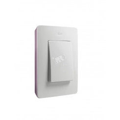 Рамка 3 поста пастель розовая/белая