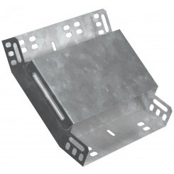 Поворот на 45град. вертикальный внутренний 80х600 горячеоцинкованный Поворот на 45град. вертикальный внутренний 80х600 горячеоцинкованный