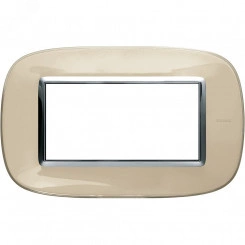 Axolute Накладки декоративные в форме эллипса прозрачные/бежевая карамель на 4 модуля Axolute Накладки декоративные в форме эллипса прозрачные/бежевая карамель на 4 модуля