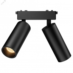 Светильник светодиодный трековый Accent X2 для магнитной системы Galakti 122x26x155 мм 2x9 Вт 4000 K черный CRI>91