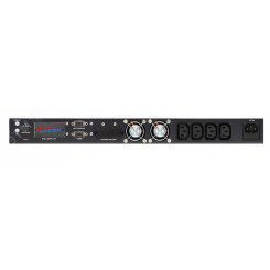 Источник бесперебойного питания Monolith III 1000RMLТ1U  Rack Mount, On-line, фаза 1/1, 1000 Ва/800Вт, (1U, ЗУ 6А,внешние АКБ 48В), RS-232, «Сухие контакты», SNMP-адаптер DA-806 (опция)