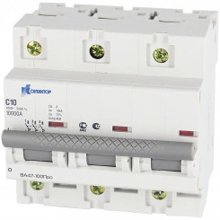 Выключатель автоматический трехполюсный 50A С ВА47-100Про 10kA