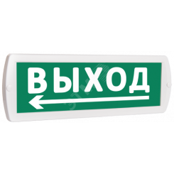 Оповещатель охранно-пожарный комбинированный Т 24-З (звуковой) Выход стрелка влево снизу (зеленый фон)