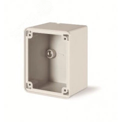 Коробка для настенного монтажа розеток с фланцем 84x106мм