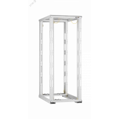 Стойка монтажная 19д 33U Ш600xВ1595xГ1000мм с крышей в разобранном виде серый