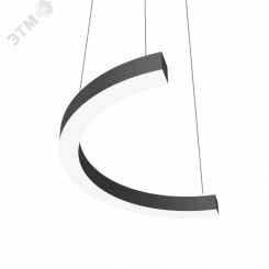 Светильник светодиодный ДСО-12Вт 4000К Enso C черный