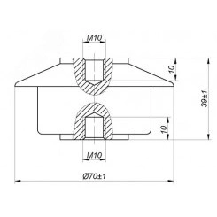 Ограничитель перенапряжений ОПН-П-0,66/0,8/10/400 УХЛ2 Ограничитель перенапряжений ОПН-П-0,66/0,8/10/400 УХЛ2