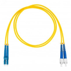 Шнур оптический коммутационный (патч-корд), LC-FC, дуплекс (duplex) OS2, нг(А)-HF, желтый, 7,0 м Шнур оптический коммутационный (патч-корд), LC-FC, дуплекс (duplex) OS2, нг(А)-HF, желтый, 7,0 м