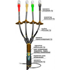 Муфта кабельная концевая 1КНТпнг-LS-4х(150-240)без наконечников