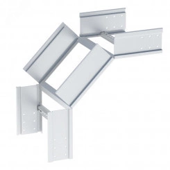 Угол 90 градусов вертикальный внешний лестничный усиленный 150x900 мм (2 мм)