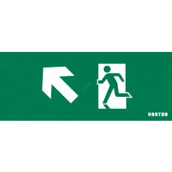 Пиктограмма СТРЕЛКА ВЛЕВО ВВЕРХ для аварийно-эвакуационного светильника ip20