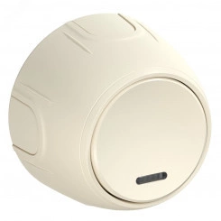 Выключатель одинарный Rotondo с подсветкой, цвет бежевый Выключатель одинарный Rotondo с подсветкой, цвет бежевый