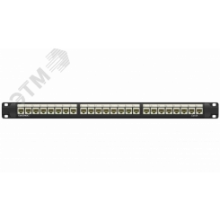 Патч-панель 191UCAT6А 24 модуля RJ45 неэкранированная Патч-панель 191UCAT6А 24 модуля RJ45 неэкранированная