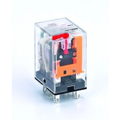 Промежуточное реле 2 конт. с LED инд. и TEST функ. 5А 12В AC ПР-102 Промежуточное реле 2 конт. с LED инд. и TEST функ. 5А 12В AC ПР-102