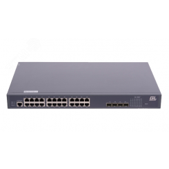 Управляемый коммутатор L2 POE GIGALINK 24 BASE-TX 10/1001000Mb/s POE