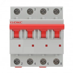 Выключатель автоматический модульный YON MD63 3N 2A C 10kA