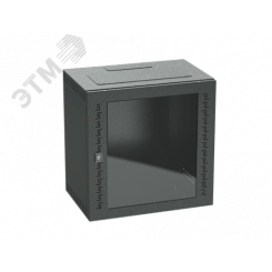 Шкаф телекоммуникационный навесной 16 U (800х600х400) дверь стекло RAL9005 Шкаф телекоммуникационный навесной 16 U (800х600х400) дверь стекло RAL9005