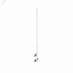Молниеприемная мачта с опорой к стене составная H6 м HD Молниеприемная мачта с опорой к стене составная H6 м HD