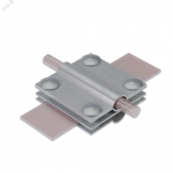 Соединитель заземляющий для прутка D 5-12 мм стержня D 10-20 мм полосы до 40 мм с 4 пластинами TD Соединитель заземляющий для прутка D 5-12 мм стержня D 10-20 мм полосы до 40 мм с 4 пластинами TD