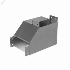 Угол верт. внутр. R 100х100 мм с разворотом трассы на 90 гр. ПЛЮС