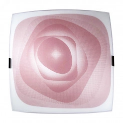 Светильник Колорика Хелен 300х300 НПБ 09-60-003 М83 мат. бел.-роз.кл.штамп металлик ИУ