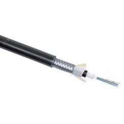 Кабель волоконно-оптический 62.5/125 многомодовый, 16 волокон, loose tube, для внешней прокладки (-50C ~ +70), бронированный стальной лентой, PE, черный, (F60160111B) Кабель волоконно-оптический 62.5/125 многомодовый, 16 волокон, loose tube, для внешней прокладки (-50C ~ +70), бронированный стальной лентой, PE, черный, (F60160111B)