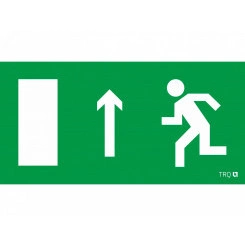 Пиктограмма ПЭУ 093 Выход прямо левосторонний (130х260) Пиктограмма ПЭУ 093 Выход прямо левосторонний (130х260)