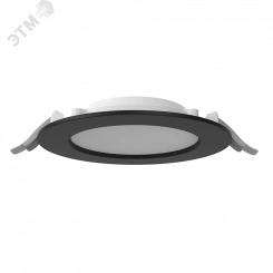 Светильник светодиодный ДВО-DL-01 Slim 20Вт 3000К 176*39мм IP65/40 черный опал DALI