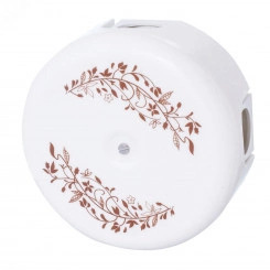 Коробка распределительная №1 110мм, керамика, цвет белый, декор D206 с кабельными вводами Коробка распределительная №1 110мм, керамика, цвет белый, декор D206 с кабельными вводами