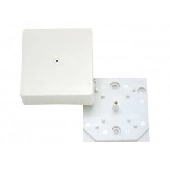 Коробка распределительная 75х75х30мм белая без клемм, индивидуальная Коробка распределительная 75х75х30мм белая без клемм, индивидуальная