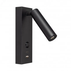 Светильник SP-BED-CHARGE-S60x125-3W Warm3000 (BK, 20 deg, 230V, USB-A, USB-C) (Arlight, IP20 Металл, 3 года) Светильник SP-BED-CHARGE-S60x125-3W Warm3000 (BK, 20 deg, 230V, USB-A, USB-C) (Arlight, IP20 Металл, 3 года)