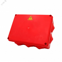 Коробка распределительная огнестойкая КРОПС-П5, IP54, габаритные размеры 190х140х70 мм, для кабелей сечением до 16 мм2, 6 клемм