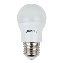 Лампа светодиодная LED 8 Вт 640Лм 4000К белая Е27 Шар Jazzway