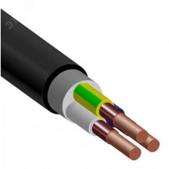 Кабель силовой ВВГнг(А)-FRLS 3х4-0.660 (N.PE) однопров олочный круглый Кабель силовой ВВГнг(А)-FRLS 3х4-0.660 (N.PE) однопров олочный круглый