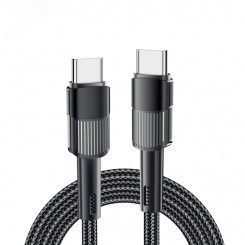 Кабель USB Type-C - Type-C, 5A, 100Вт, 2м, черный