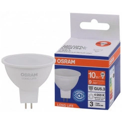 Лампа светодиодная LED 10Вт GU5.3 4000К 800Лм спот 220В (замена 75Вт) OSRAM