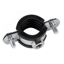 Хомут стальной 2 (59-65мм), с уплотнителем Хомут стальной 2 (59-65мм), с уплотнителем