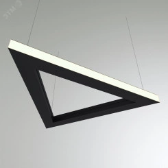 Светильник светодиодный RVE-PLS5070-TRIO-OUT-562-P (Треугольник наружу 562x487x50мм сег. 562мм 50x70мм 35Вт подвесной 4000K Анод)