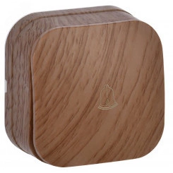 GLORY Выключатель одноклавишный наружный самовозвратный дуб GLORY Выключатель одноклавишный наружный самовозвратный дуб