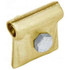 Зажим соединительный круглого проводника 6-12мм латунь Зажим соединительный круглого проводника 6-12мм латунь