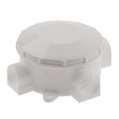 Коробка распаячнаяKOR-70-35-3-w открытой установки трехрожковая белая IP42 Коробка распаячнаяKOR-70-35-3-w открытой установки трехрожковая белая IP42